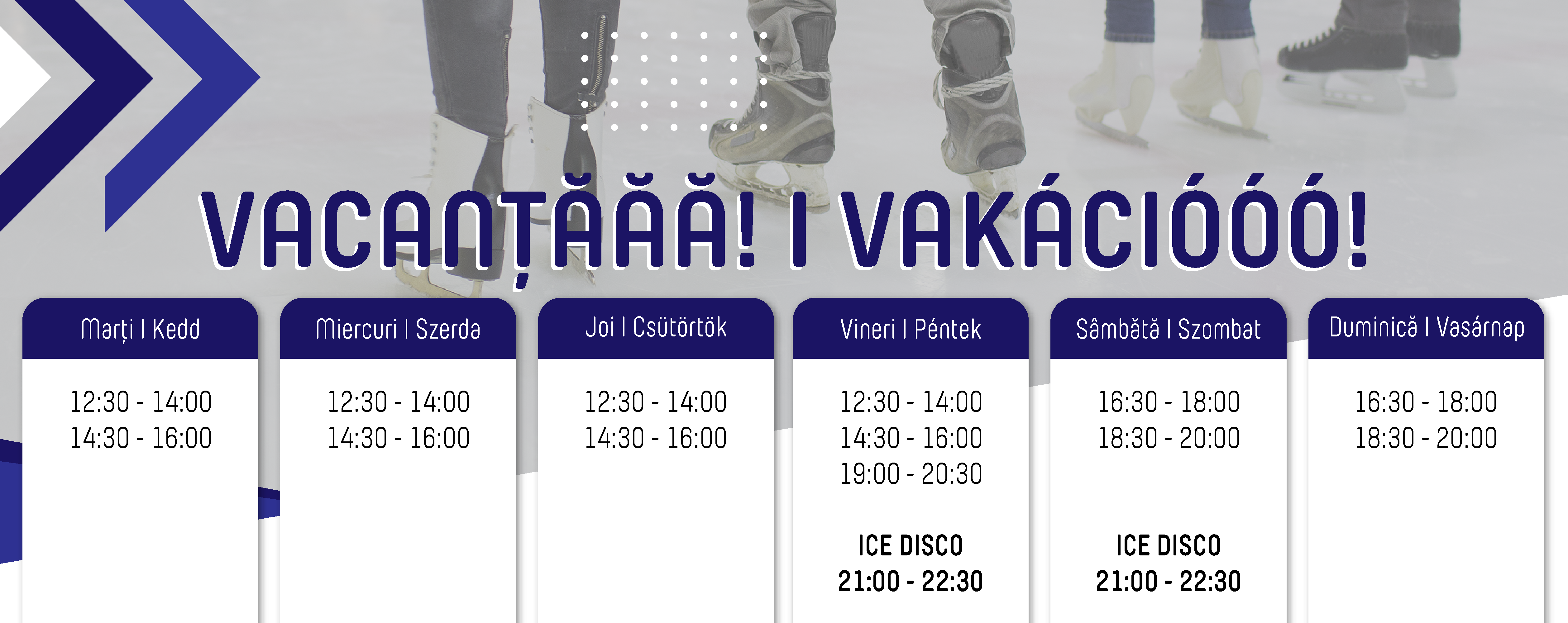 program patinoar targu mures 25-26-27 octombrie